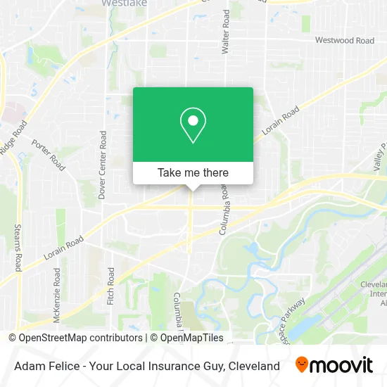 Adam Felice - Your Local Insurance Guy map