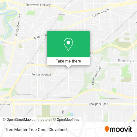 Tree Master Tree Care map