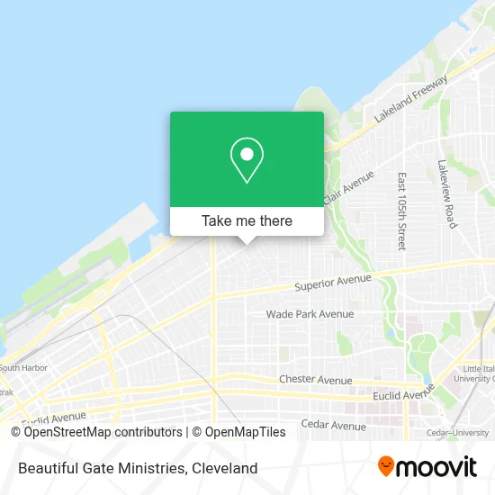 Beautiful Gate Ministries map