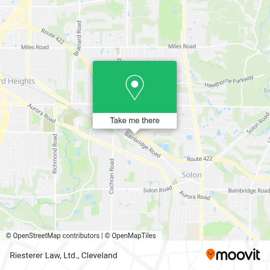 Riesterer Law, Ltd. map