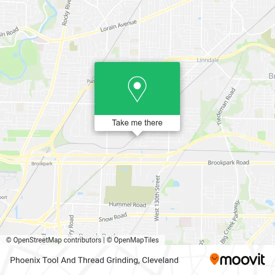 Phoenix Tool And Thread Grinding map