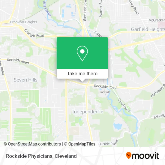 Rockside Physicians map