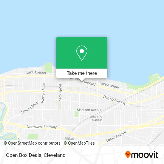 Open Box Deals map