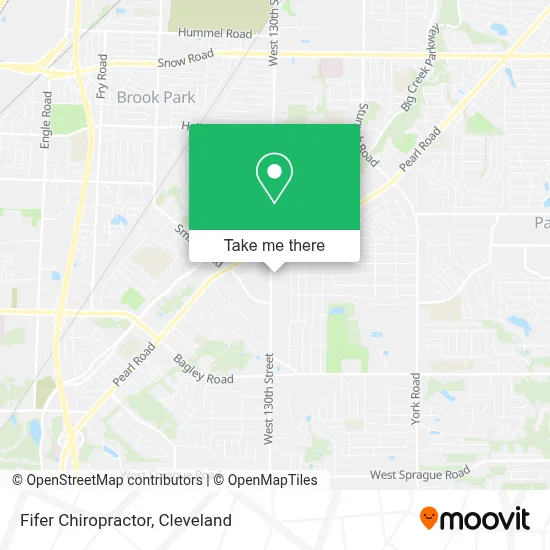 Fifer Chiropractor map
