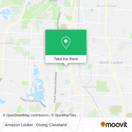 Amazon Locker - Diving map