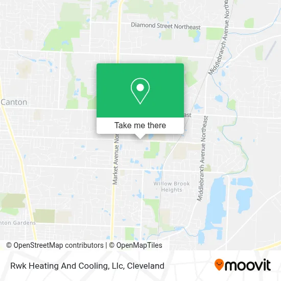 Rwk Heating And Cooling, Llc map