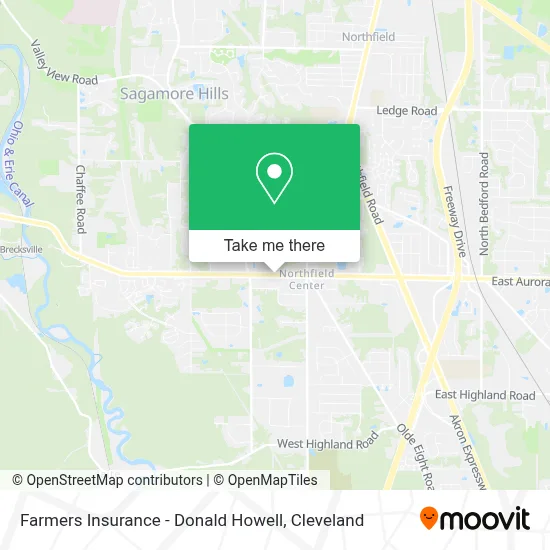 Farmers Insurance - Donald Howell map