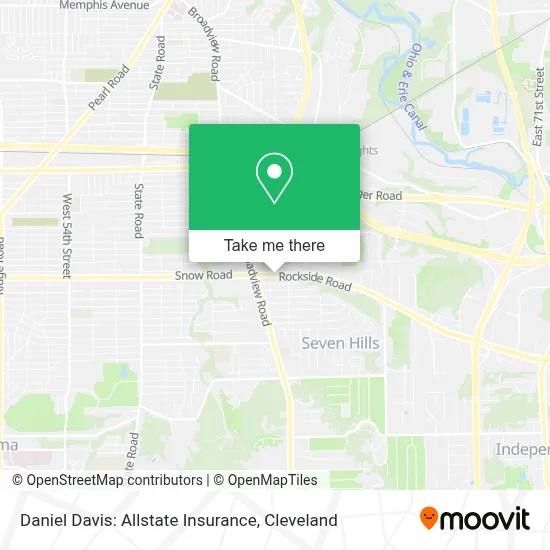 Daniel Davis: Allstate Insurance map
