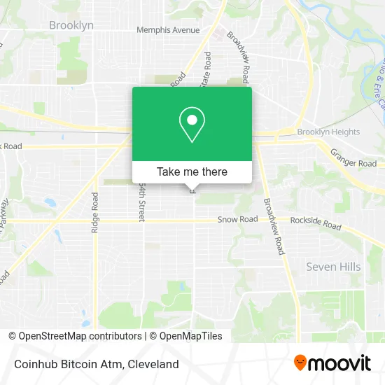 Coinhub Bitcoin Atm map