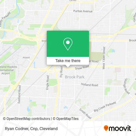 Ryan Codner, Cnp map