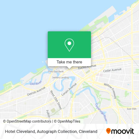 Hotel Cleveland, Autograph Collection map