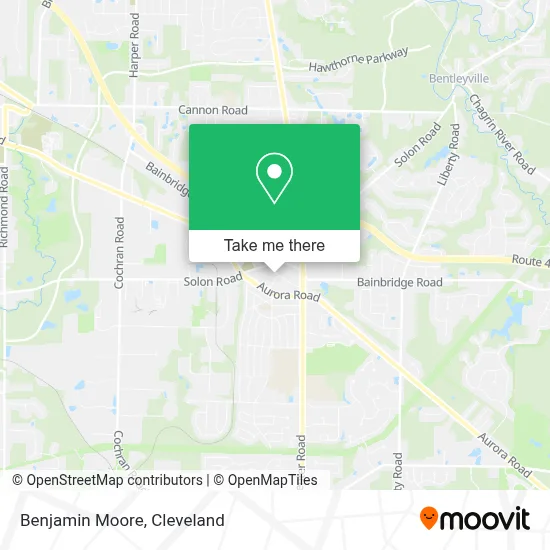 Benjamin Moore map
