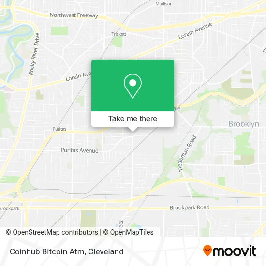 Coinhub Bitcoin Atm map