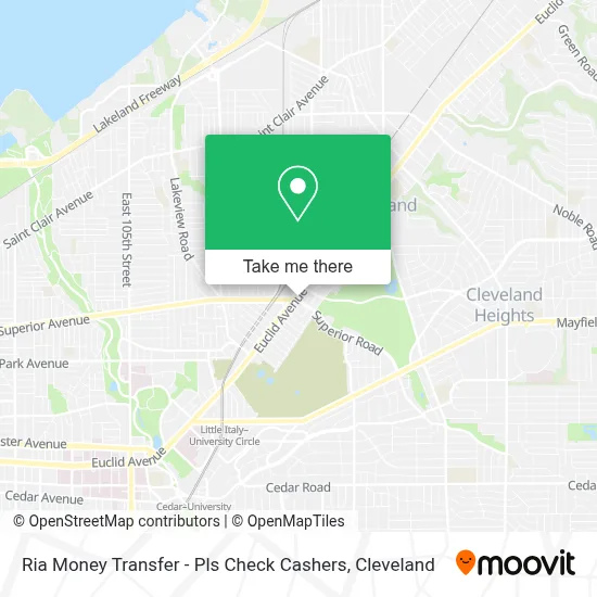 Ria Money Transfer - Pls Check Cashers map