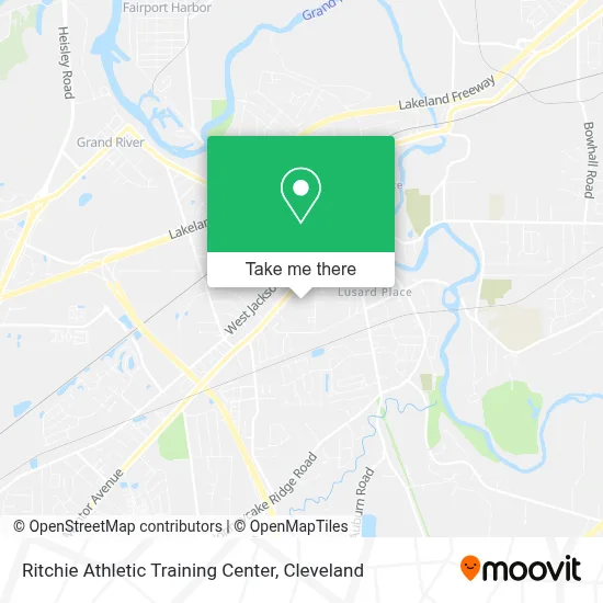 Ritchie Athletic Training Center map