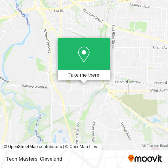 Tech Masters map