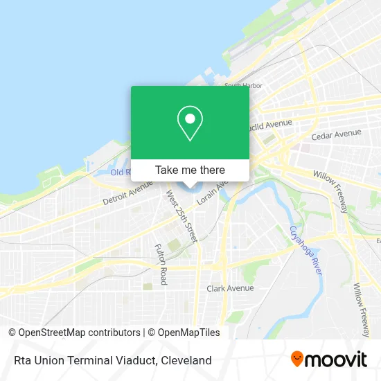 Rta Union Terminal Viaduct map