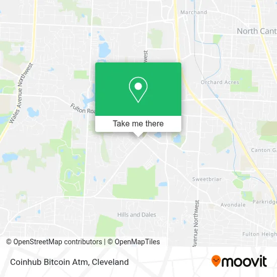 Coinhub Bitcoin Atm map