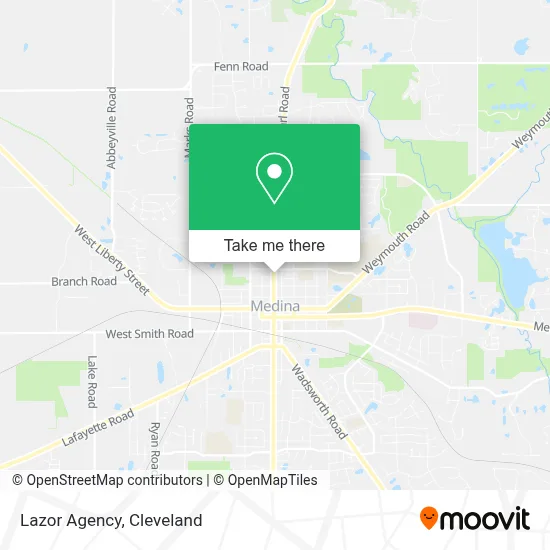 Lazor Agency map