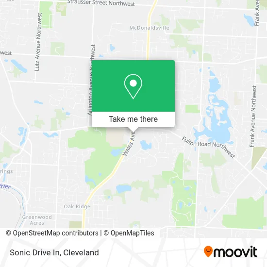Sonic Drive In map