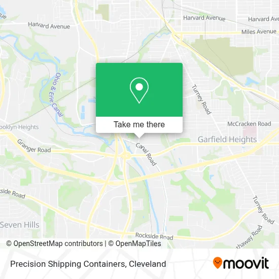 Precision Shipping Containers map
