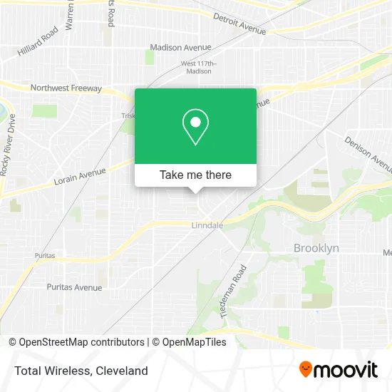 Total Wireless map
