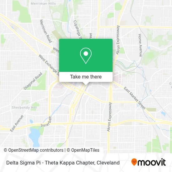 Delta Sigma Pi - Theta Kappa Chapter map