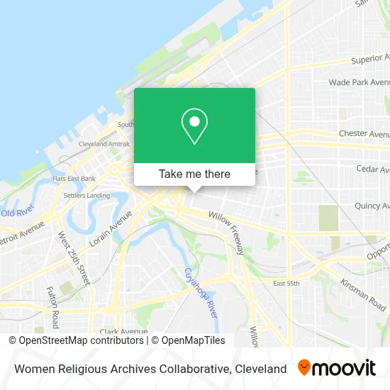 Women Religious Archives Collaborative map