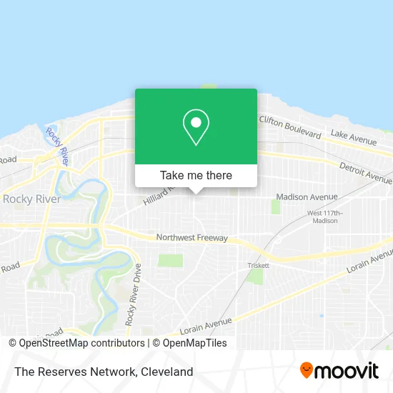 The Reserves Network map