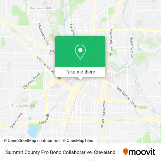 Summit County Pro Bono Collaborative map