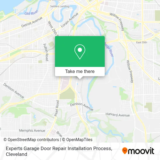 Experts Garage Door Repair Installation Process map