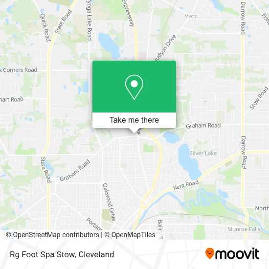 Rg Foot Spa Stow map