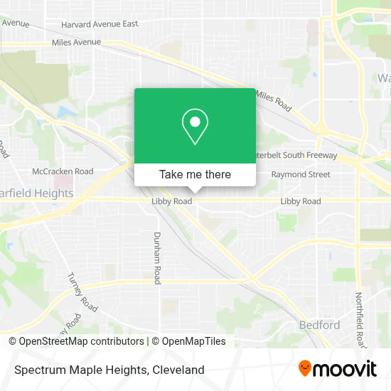 Spectrum Maple Heights map