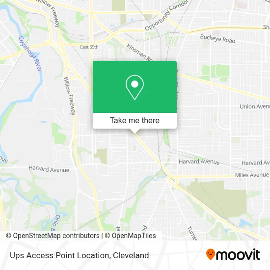 Ups Access Point Location map