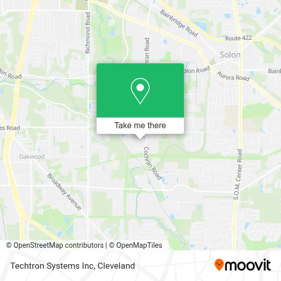 Techtron Systems Inc map