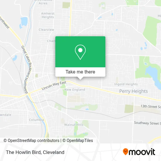 The Howlin Bird map
