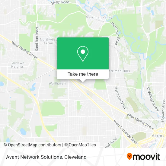 Avant Network Solutions map