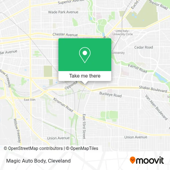 Magic Auto Body map