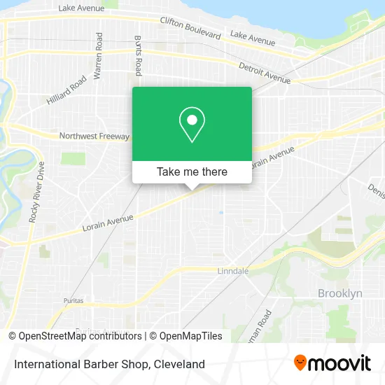 International Barber Shop map
