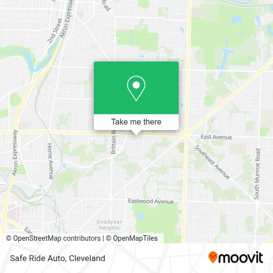 Safe Ride Auto map