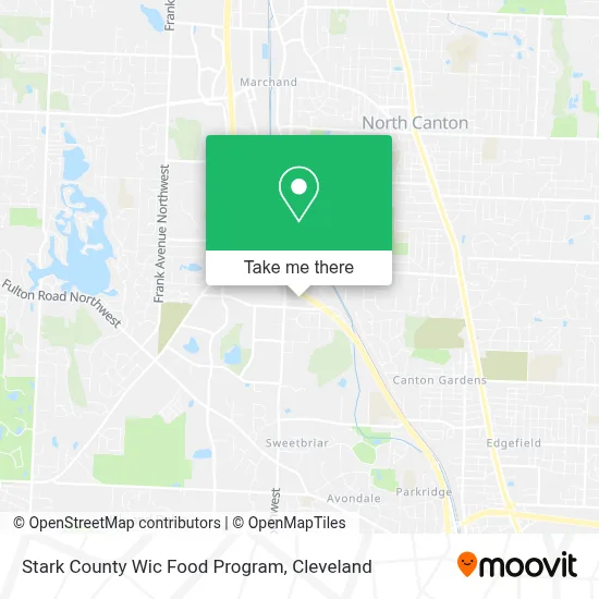 Stark County Wic Food Program map