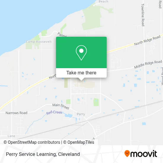 Perry Service Learning map