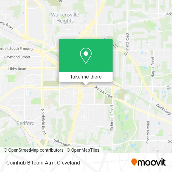 Coinhub Bitcoin Atm map