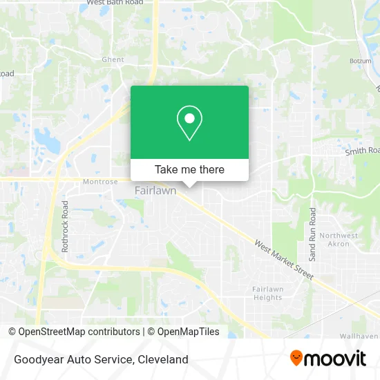 Goodyear Auto Service map