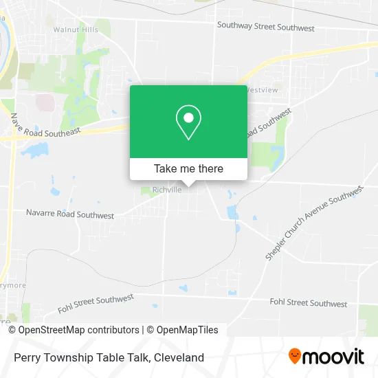 Perry Township Table Talk map