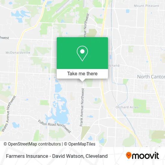 Farmers Insurance - David Watson map