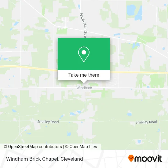 Windham Brick Chapel map