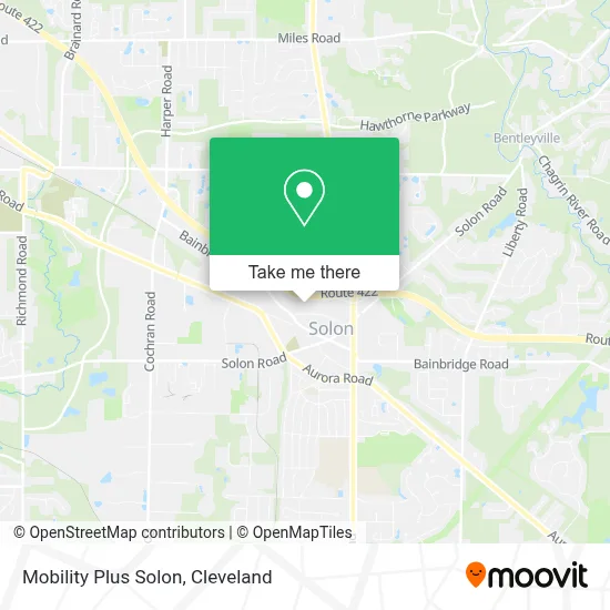 Mobility Plus Solon map
