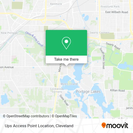 Ups Access Point Location map