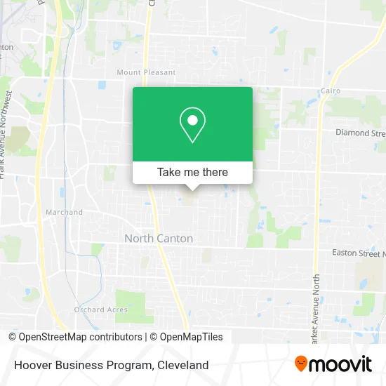 Hoover Business Program map